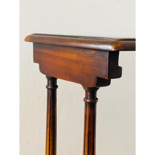 Petite Wood Accent or Tea Table, Vintage For Sale In Miami - Image 6 of 14