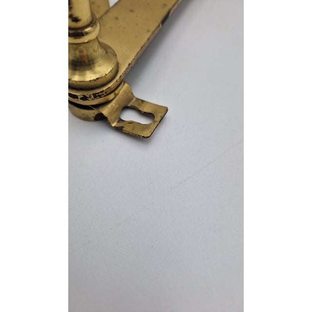 1950s Model AT4 Coat Hanger in Brass with Black Bakelite Spheres by Luigi Caccia Dominioni for Azucena, 1950s For Sale - Image 5 of 12