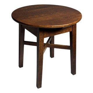 English Side Table in Oak, 1900 For Sale
