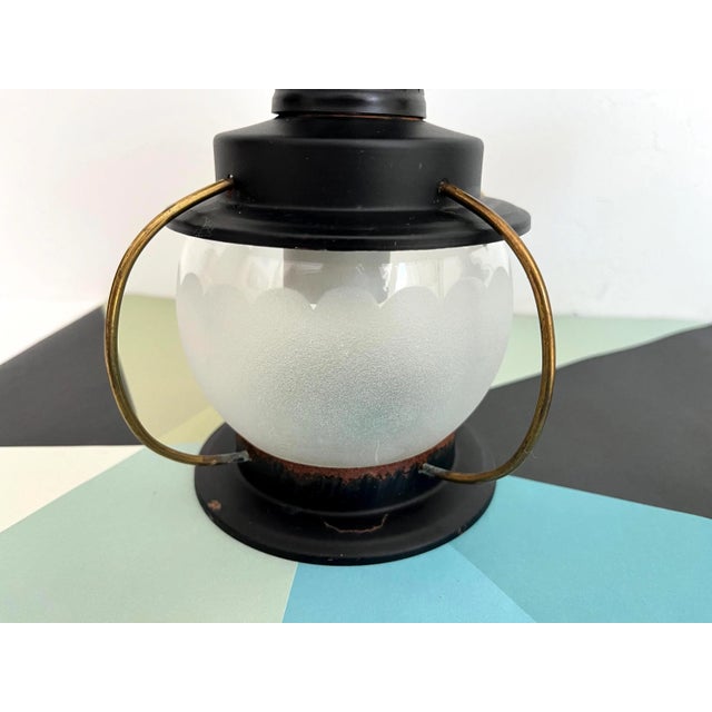 1960s Nautical Lantern Lights, Pair For Sale - Image 9 of 16