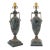 Early 20th Century Louis XVI Verde Antico Marble & Bronze Lamp France - a Pair For Sale