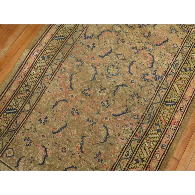 Early 20th Century Zabihi Collection Serab Camel Hair Rug For Sale - Image 4 of 6