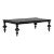 NOIR Graff Coffee Table, Hand Rubbed Black For Sale