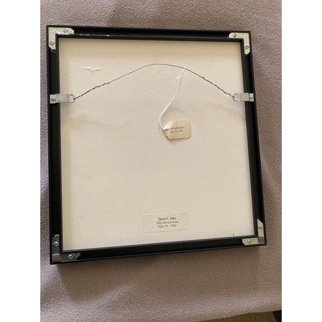 Cerise Original Framed Pastels by Artist David Sites. One of a Series of 4, Entitled “Midday Crossing”. For Sale - Image 8 of 9