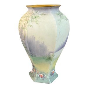 Early 20th Century Pickard Vellum Vase Signed F. James