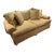 Ej Victor Ultra-Premium Classic Sofa With Silk Damask Gold Upholstery in Like-New Condition For Sale