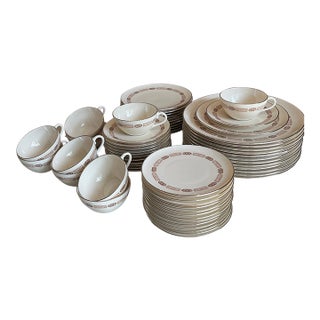 Vintage Discontinued Lenox Shalimar Dinnerware - 56 pcs For Sale