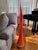 Monumental 1960"s LE Smith 46" Ribbed Hobnail Swung vase. It is the largest vase, of this kind, I have ever come across....
