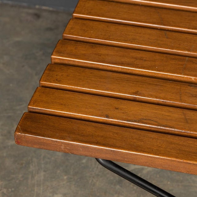 Scandinavian Teak Bench, 1950s For Sale - Image 4 of 11
