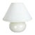 Glass Mushroom Table Lamp from Limburg, 1970s For Sale