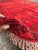 Red Vintage Afghan Turkoman Tribal Wool Rug For Sale - Image 8 of 9