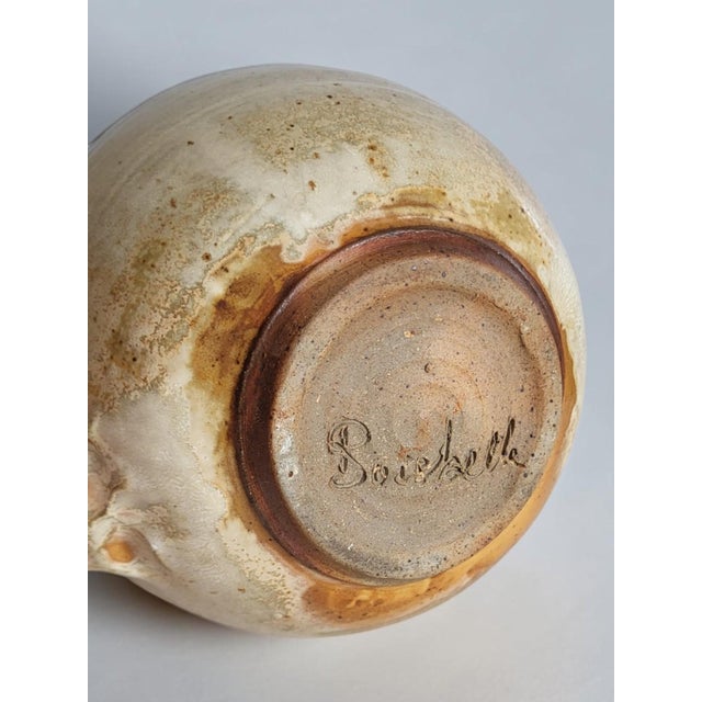 Glazed Stoneware Teapot by Hervé Rousseau for Atelier De Boisbelle, La Borne, 1990s For Sale - Image 10 of 12