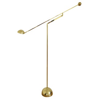 Brass Balance Reading Light from Sölken, 1980s For Sale