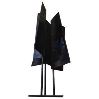 1963 Abstract Welded Steel Triad I Sculpture by J. Jay McVicker For Sale