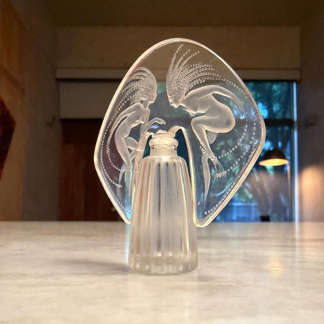 Lalique Ondines Perfume Bottle, Designed by Marie-Claude Lalique For Sale - Image 10 of 18