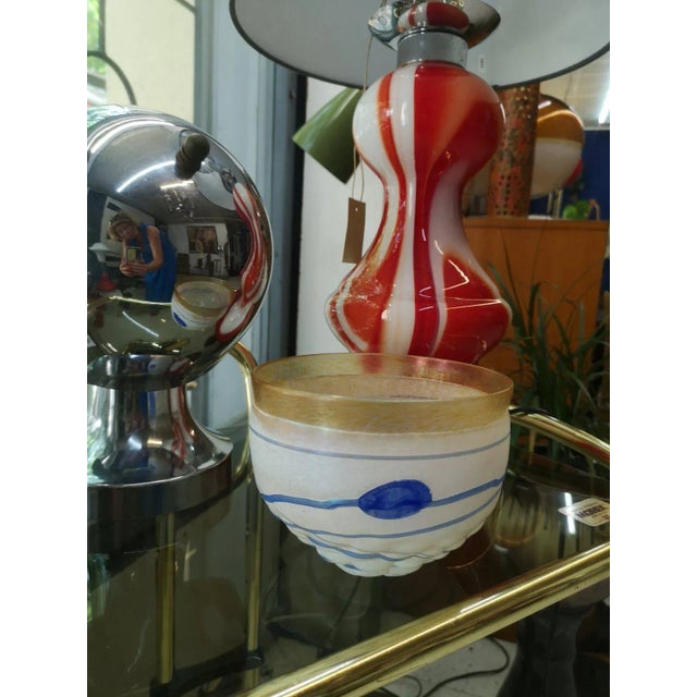 Exquisite Boda bowl "Boda artist col. B Vallien 58015", by the very well-known Kosta Boda designer Bertil Vallien, from an...