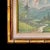Mid 20th Century Vintage Signed Natural Landscape Oil Painting W/ Faux Bamboo Gilt Frame For Sale - Image 5 of 9