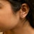 Haus of Brilliance 10K Yellow Gold 1/10 Cttw Diamond 'B' Initial Stud Earring For Sale - Image 4 of 5