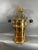 Solid brass yacht binnacle with highly polished and lacquered finish. Fitted with a compass by Ritchie of Boston. The...