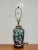 Vintage Asian Floral Cloisonne Style Ceramic Ginger Jar Table Lamp Hand Painted For Sale - Image 4 of 15