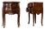1940s Pair of French Louis XV Style Nightstands With Marble-Tops and Gilt Bronze Mounts For Sale