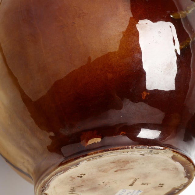 1892 Lonhuda Pottery Vase Lamp With Hydrangeas For Sale In Charlotte - Image 6 of 8