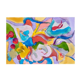 Floral Abstract by Les Anderson For Sale