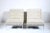 Classic pair of florence Knoll chromed steel and Earthen Fabric Lounge chairs. Featuring 1 inch reflective sturdy, solid...