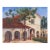 Mission San Juan Bautista, 1971 - Original Oil Painting by Gorman Woody For Sale