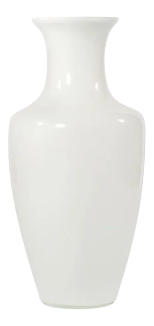 Large Late 20th Century Glass Floor Vase / Umbrella Stand