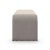 Modern Taupe Upholstered Bench For Sale - Image 4 of 6