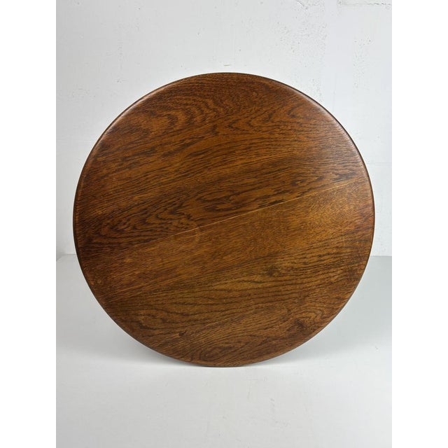 Mid-Century Brutalist French Wood Turned Winepress Side Table in the Style of Charles Dudouyt, 1950s For Sale - Image 11 of 13