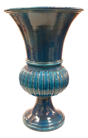 Art Deco Period French Glazed Ceramic Vase France circa 1920