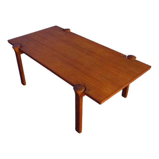 Vintage Coffee Table in Teak by Arne Vodder for Cado, 1960s For Sale