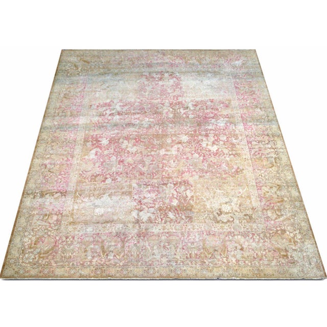 1920s Indian Agra Rug For Sale In Los Angeles - Image 6 of 6