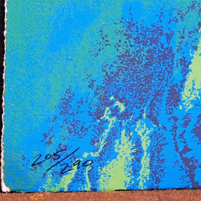 Robert Katona "Rain Forest" Serigraph on Paper Hand Signed For Sale - Image 4 of 6