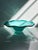 Italian Turquoise Opaline Bowl from Seguso, 1980s, in Flawless conditions. Designed 1980 to 1989