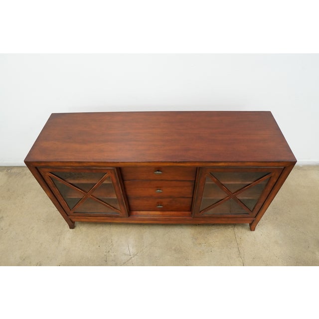 Transitional Hooker Furniture Media Console Credenza For Sale - Image 3 of 18