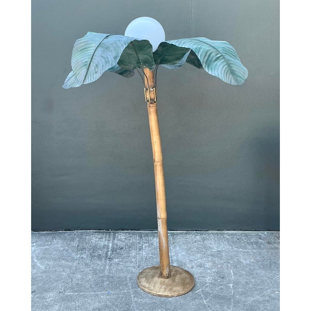 Vintage Palm Tree Floor Lamp For Sale - Image 4 of 12