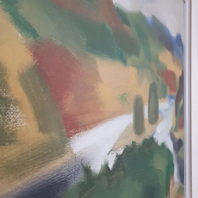 1950s Mid Century Swedish Modernist Landscape by Ivar Hjertqvist For Sale - Image 9 of 18