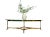 LaBarge Mid-Century Modern Oval Brass & Glass Coffee Table With Hoof Feet For Sale - Image 11 of 11