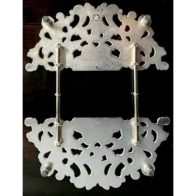 The Sheffield Silver Co. Vintage Fine Silver Plate Trivet For Sale In Los Angeles - Image 6 of 13