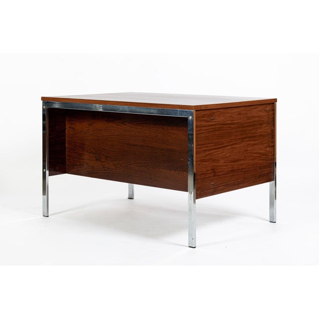 1960s Mid Century Modern Rosewood Writing Desk by Jean Gillon for Italma, Made in Brazil For Sale - Image 5 of 18