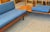 European Mid Century Modern Teak Frame Platform Sofa / Day Bed c.1960 For Sale - Image 9 of 9