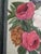 ‘Vintage Garden” 8x10 Traditional Botanic Inspired Pink and Purple Floral Painting on Natural Linen Canvas Framed in Antique Style Black Frame. For Sale In San Antonio - Image 6 of 8