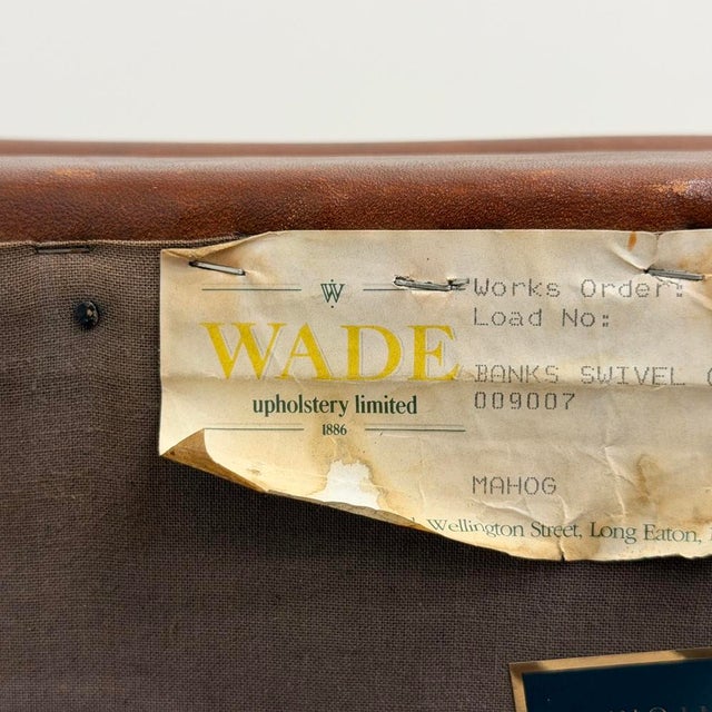 Brown English Brown Chesterfield Wade Office Chair For Sale - Image 8 of 9