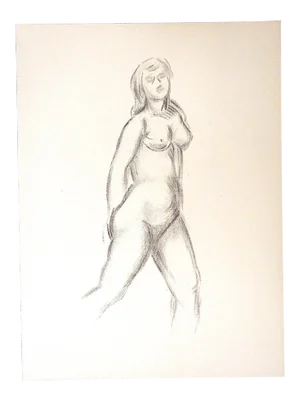 Vintage Silkscreen by Maillol-"Strange Nudes"- Folio