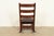 Gustav Stickley Antique Mission Oak Arts & Crafts Ladder Back Rocking Chair, Circa 1910 For Sale - Image 10 of 12