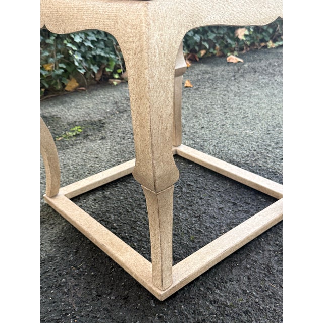 Marge Carson Sculptural End Table For Sale - Image 9 of 11
