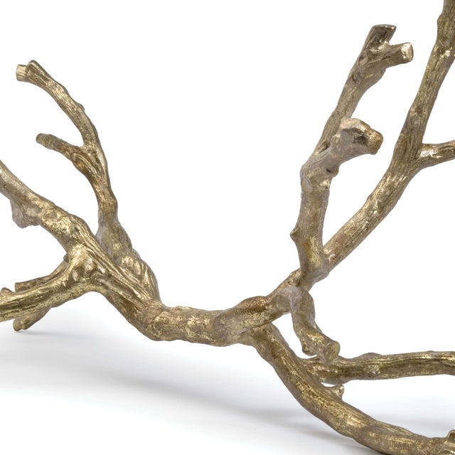 Regina Andrew Metal Branch in Gold For Sale - Image 4 of 5